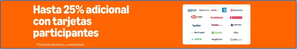 ofertas bancarias y tarjetas de credito hot sale amazon 2026